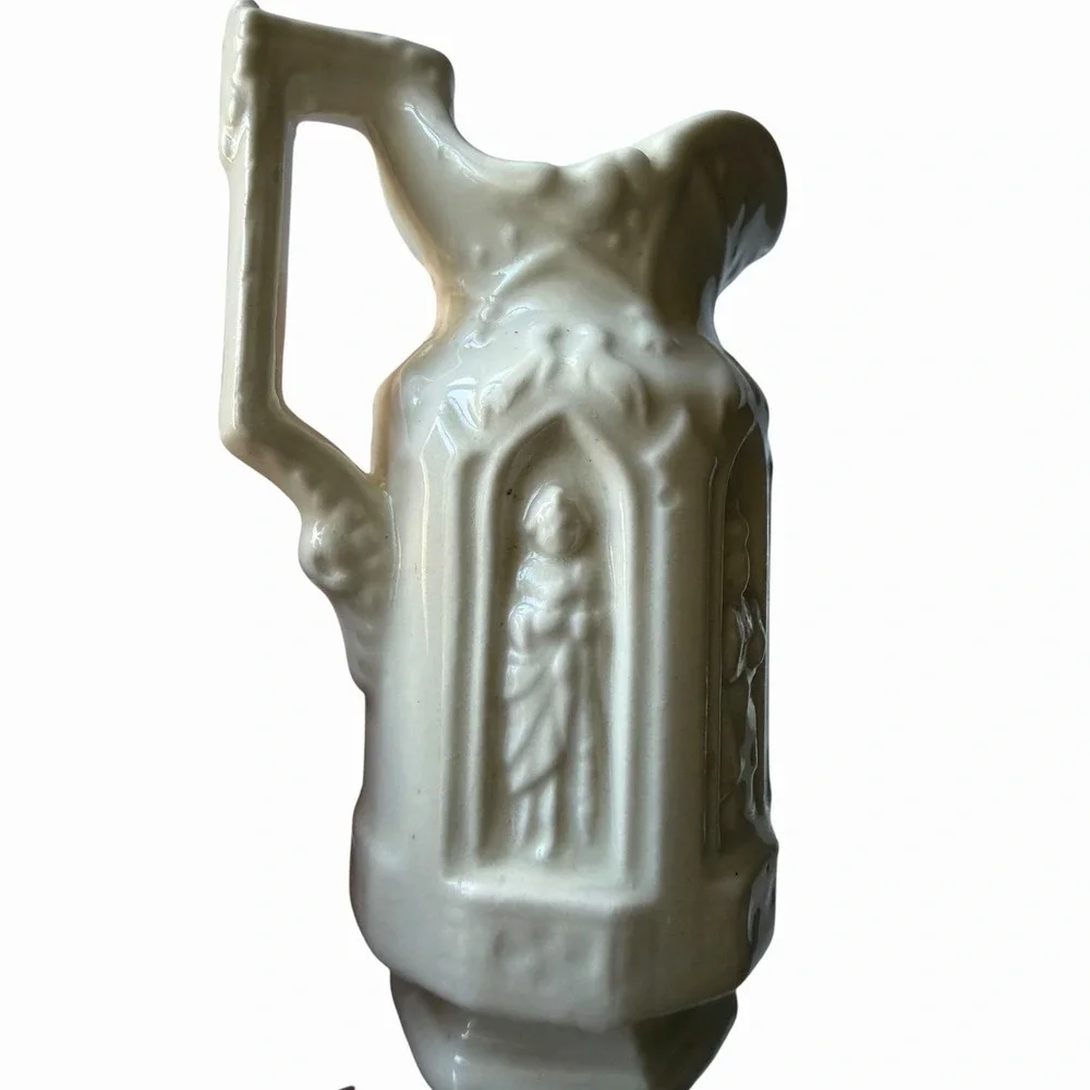 Vintage LEGO Japan #3354 Apostle Pitcher Salt Pepper Shakers Gothic White